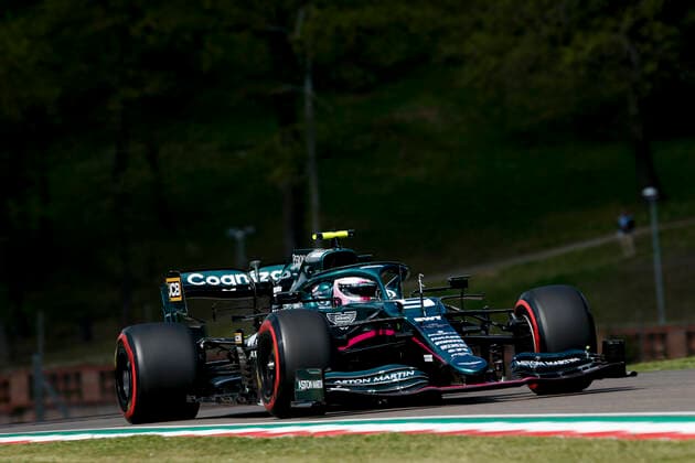 5 Sebastian Vettel GER, Aston Martin Cognizant F1 Team , F1 Grand Prix of Emilia Romagna at Autodromo Enzo e Dino Ferrari on April 16, 2021 in Imola, Italy Photo by HOCH ZWEI Imola Italy