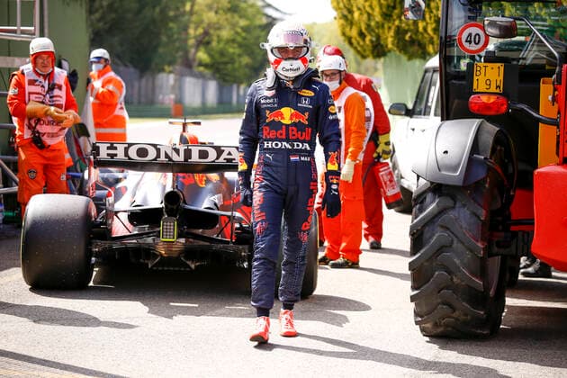 33 Max Verstappen NED, Red Bull Racing , F1 Grand Prix of Emilia Romagna at Autodromo Enzo e Dino Ferrari on April 16, 2021 in Imola, Italy Photo by HOCH ZWEI Imola Italy