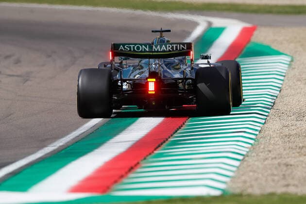 18 Lance Stroll CAN, Aston Martin Cognizant F1 Team , F1 Grand Prix of Emilia Romagna at Autodromo Enzo e Dino Ferrari on April 16, 2021 in Imola, Italy Photo by HOCH ZWEI Imola Italy