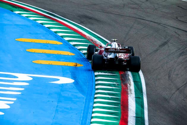 99 Antonio Giovinazzi ITA, Alfa Romeo Racing ORLEN , F1 Grand Prix of Emilia Romagna at Autodromo Enzo e Dino Ferrari on April 16, 2021 in Imola, Italy Photo by HOCH ZWEI Imola Italy