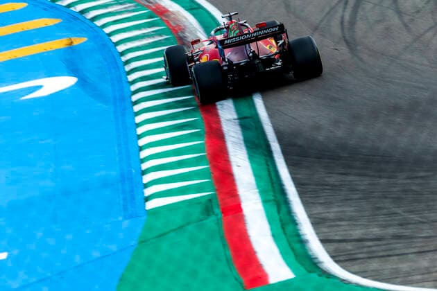 16 Charles Leclerc MON, Scuderia Ferrari Mission Winnow , F1 Grand Prix of Emilia Romagna at Autodromo Enzo e Dino Ferrari on April 16, 2021 in Imola, Italy Photo by HOCH ZWEI Imola Italy