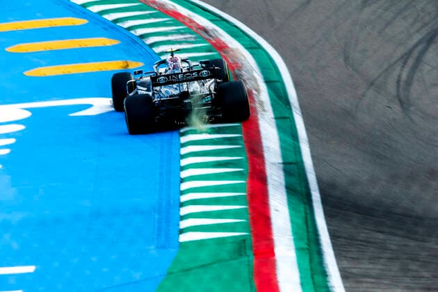 77 Valtteri Bottas FIN, Mercedes AMG Petronas F1 Team , F1 Grand Prix of Emilia Romagna at Autodromo Enzo e Dino Ferrari on April 16, 2021 in Imola, Italy Photo by HOCH ZWEI Imola Italy