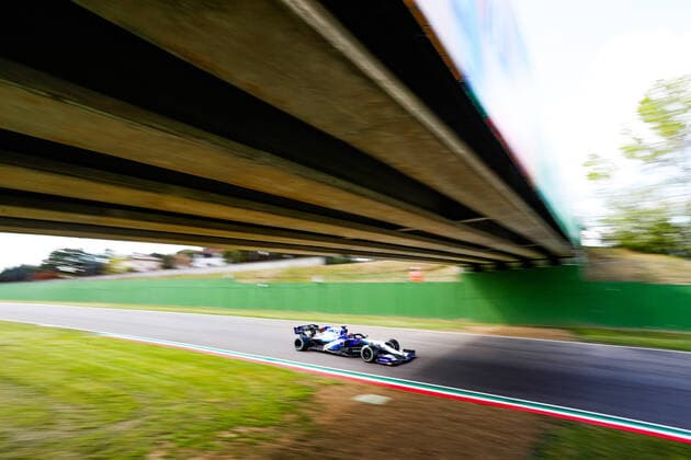 63 George Russell GBR, Williams Racing , F1 Grand Prix of Emilia Romagna at Autodromo Enzo e Dino Ferrari on April 16, 2021 in Imola, Italy Photo by HOCH ZWEI Imola Italy