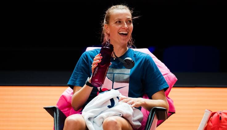 Mandatory Credit: Photo by Rob Prange Shutterstock (11862018b) Petra Kvitova of the Czech Republic during practice before the 2021 Porsche Tennis Grand Prix WTA, Tennis Damen 500 tournament 2021 Porsche Tennis Grand Prix Pre-Tournament - 16 Apr 2021 2021 Porsche Tennis Grand Prix Pre-Tournament - 16 Apr 2021  Copyright: xRobxPrange Shutterstockx 11862018b