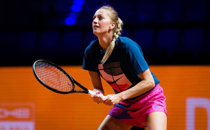 Mandatory Credit: Photo by Rob Prange Shutterstock (11862018c) Petra Kvitova of the Czech Republic during practice before the 2021 Porsche Tennis Grand Prix WTA, Tennis Damen 500 tournament 2021 Porsche Tennis Grand Prix Pre-Tournament - 16 Apr 2021 2021 Porsche Tennis Grand Prix Pre-Tournament - 16 Apr 2021  Copyright: xRobxPrange Shutterstockx 11862018c