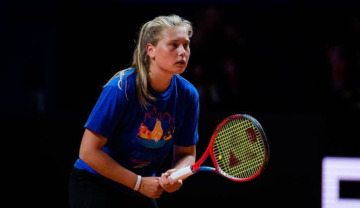 Mandatory Credit: Photo by Rob Prange Shutterstock (11862018x) Nastasja Schunk of Germany during practice before the 2021 Porsche Tennis Grand Prix WTA, Tennis Damen 500 tournament 2021 Porsche Tennis Grand Prix Pre-Tournament - 16 Apr 2021 2021 Porsche Tennis Grand Prix Pre-Tournament - 16 Apr 2021  Copyright: xRobxPrange Shutterstockx 11862018x