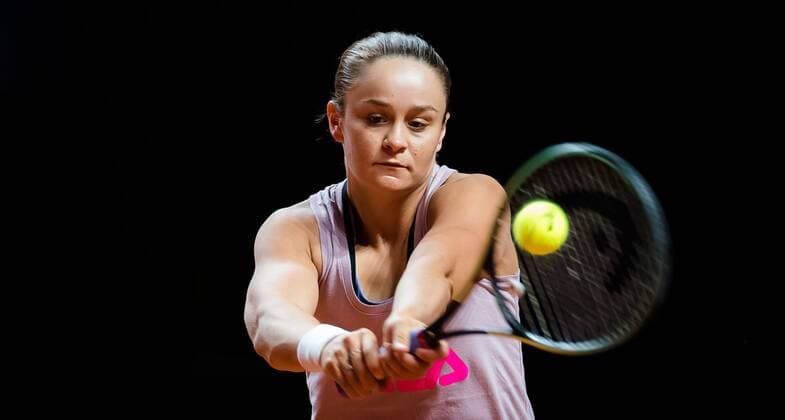 Mandatory Credit: Photo by Rob Prange Shutterstock (11862018af) IAshleigh Barty of Australia during practice before the 2021 Porsche Tennis Grand Prix WTA, Tennis Damen 500 tournament 2021 Porsche Tennis Grand Prix Pre-Tournament - 16 Apr 2021 2021 Porsche Tennis Grand Prix Pre-Tournament - 16 Apr 2021  Copyright: xRobxPrange Shutterstockx 11862018af