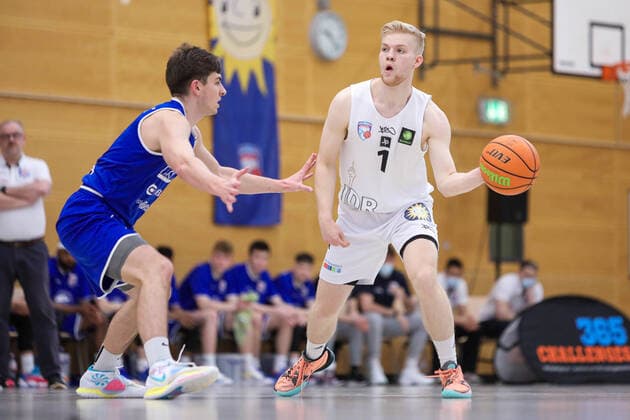 2 Basketball Bundesliga ProB ART Giants Duesseldorf vs VfL SparkassenStars Bochum, 16 04 2021 Patrick Liebert 1 ART Giants Duesseldorf 2 Basketball Bundesliga ProB ART Giants Duesseldorf vs VfL SparkassenStars Bochum on 16 04 2021, Duesseldorf Copyright: xBEAUTIFULxSPORTS KennyxBeelex