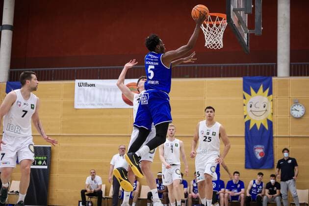 2 Basketball Bundesliga ProB ART Giants Duesseldorf vs VfL SparkassenStars Bochum, 16 04 2021 Patrick Liebert 1 ART Giants Duesseldorf 2 Basketball Bundesliga ProB ART Giants Duesseldorf vs VfL SparkassenStars Bochum on 16 04 2021, Duesseldorf Copyright: xBEAUTIFULxSPORTS KennyxBeelex