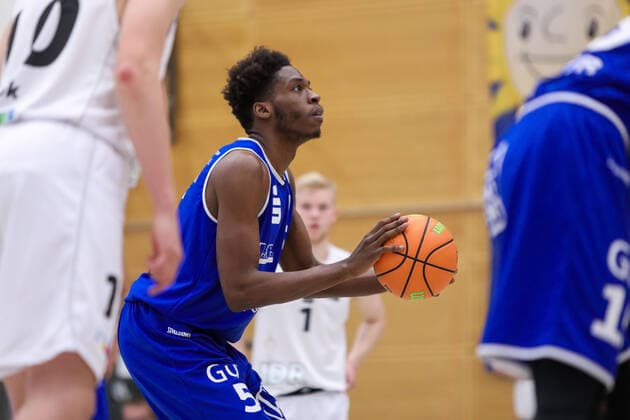 2 Basketball Bundesliga ProB ART Giants Duesseldorf vs VfL SparkassenStars Bochum, 16 04 2021 Patrick Liebert 1 ART Giants Duesseldorf 2 Basketball Bundesliga ProB ART Giants Duesseldorf vs VfL SparkassenStars Bochum on 16 04 2021, Duesseldorf Copyright: xBEAUTIFULxSPORTS KennyxBeelex