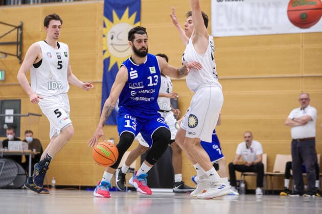 2 Basketball Bundesliga ProB ART Giants Düsseldorf vs VfL SparkassenStars Bochum, 16 04 2021 Miquel Servera Rodriguez 13 VfL SparkassenStars Bochum 2 Basketball Bundesliga ProB ART Giants Düsseldorf vs VfL SparkassenStars Bochum on 16 04 2021, Duesseldorf Copyright: xBEAUTIFULxSPORTS KennyxBeelex