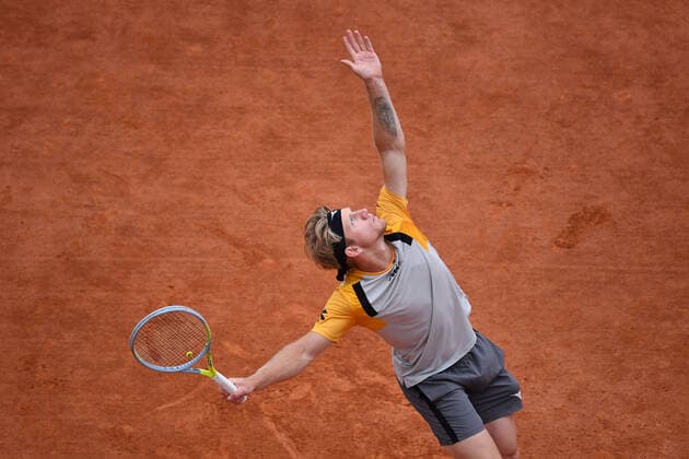 Alejandro Davidovich Fokina (Esp) TENNIS : Rolex Monte Carlo Masters - 16 04 2021 AntoineCouvercelle Panoramic 
