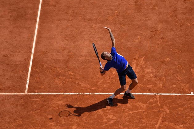 Daniel Evans (GB) TENNIS : Rolex Monte Carlo Masters - 16 04 2021 AntoineCouvercelle Panoramic 