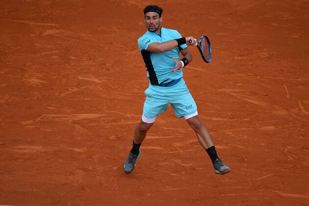 Fabio Fognini TENNIS : Rolex Monte Carlo Masters - 16 04 2021 AntoineCouvercelle Panoramic 