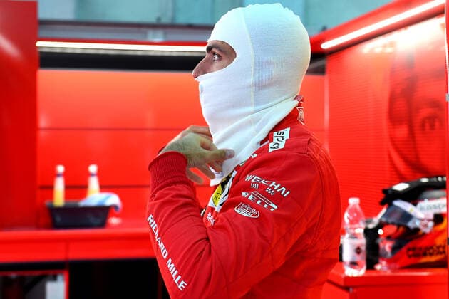 F1 Grand Prix of Emilia Romagna 55 Carlos Sainz (ESP, Scuderia Ferrari Mission Winnow), F1 Grand Prix of Emilia Romagna at Autodromo Enzo e Dino Ferrari on April 16, 2021 in Imola, Italy. (Photo by COLOMBO IMAGES FIA Pool via HOCH ZWEI) Imola Italy Poolfoto HOCH ZWEI Pool COLOMBO IMAGES ,EDITORIAL USE ONLY