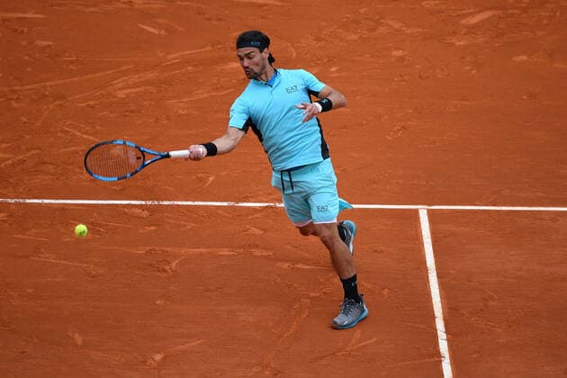 Fabio Fognini TENNIS : Rolex Monte Carlo Masters - 15 04 2021 AntoineCouvercelle Panoramic 