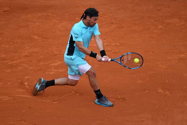 Fabio Fognini TENNIS : Rolex Monte Carlo Masters - 15 04 2021 AntoineCouvercelle Panoramic 