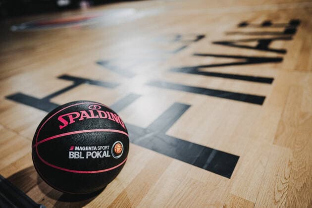 Basketball 16 04 2021 Season 2020 2021 MagentaSport BBL Cup Arrival MagentaSport BBL Cup The Cup Basketball 16 04 2021 Season 2020 2021 MagentaSport BBL Cup The Cup editorial use only commercial use only by arrangement with the photographer Munich Germany