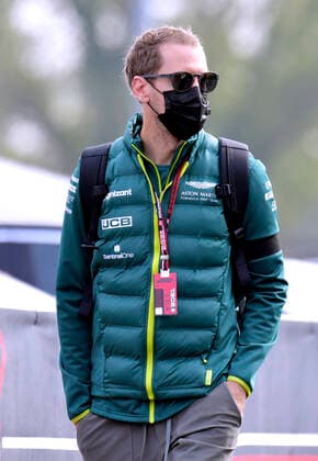 VETTEL Sebastian Aston Martin F1 Team FIA Formula 1 Season 2021 at Imola on 17 04 2021 at Imola