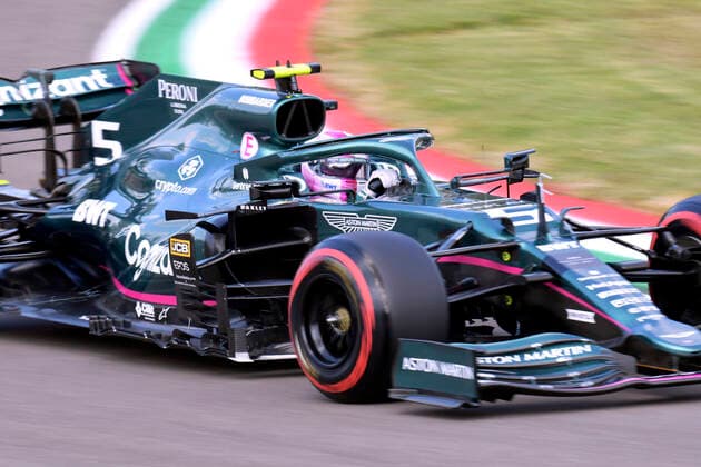 VETTEL Sebastian Aston Martin F1 Team FIA Formula 1 Season 2021 at Imola on 17 04 2021 at Imola