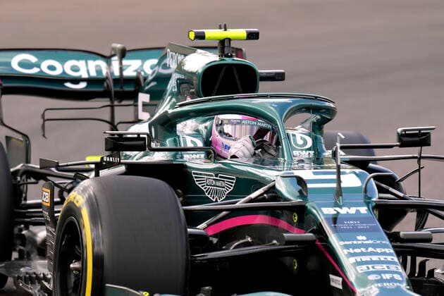VETTEL Sebastian Aston Martin F1 Team FIA Formula 1 Season 2021 at Imola on 17 04 2021 at Imola