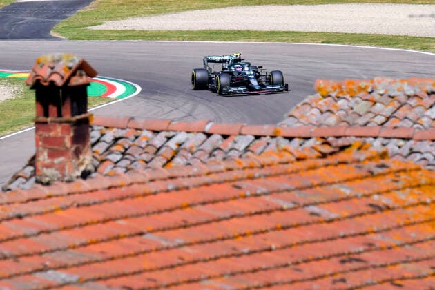 VETTEL Sebastian Aston Martin F1 Team FIA Formula 1 Season 2021 at Imola on 17 04 2021 at Imola
