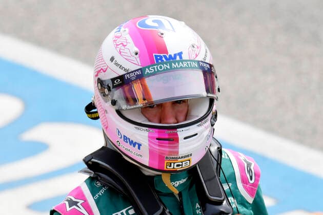 VETTEL Sebastian Aston Martin F1 Team FIA Formula 1 Season 2021 at Imola on 17 04 2021 at Imola