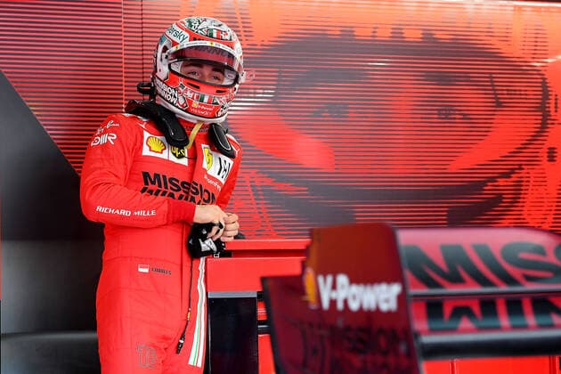 F1 Grand Prix of Emilia Romagna 16 Charles Leclerc (MON, Scuderia Ferrari Mission Winnow), F1 Grand Prix of Emilia Romagna at Autodromo Enzo e Dino Ferrari on April 17, 2021 in Imola, Italy. (Photo by COLOMBO IMAGES FIA Pool via HOCH ZWEI) Imola Italy Poolfoto HOCH ZWEI Pool COLOMBO IMAGES ,EDITORIAL USE ONLY