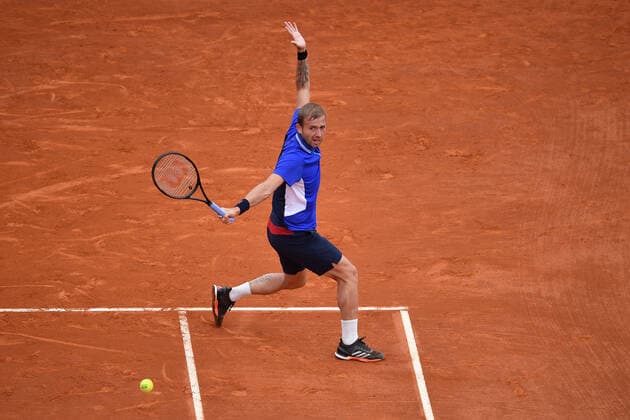 Daniel Evans (GB) TENNIS : Rolex Monte Carlo Masters - 17 04 2021 AntoineCouvercelle Panoramic 