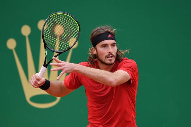 Stefanos Tsitsipas (Gre) TENNIS : Rolex Monte Carlo Masters - 17 04 2021 AntoineCouvercelle Panoramic 