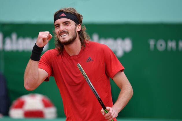 Stefanos Tsitsipas (Gre) TENNIS : Rolex Monte Carlo Masters - 17 04 2021 AntoineCouvercelle Panoramic 