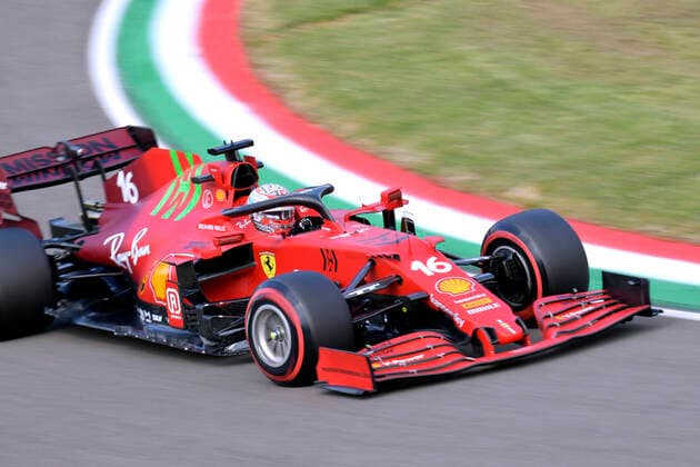 LECLERC Charles Scuderia Ferrari F1 Team FIA Formula 1 season 2021 at Imola on 17 04 2021 at Imola