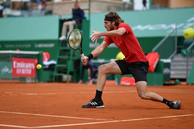 Stefanos Tsitsipas (Gre) TENNIS : Rolex Monte Carlo Masters - 17 04 2021 AntoineCouvercelle Panoramic 