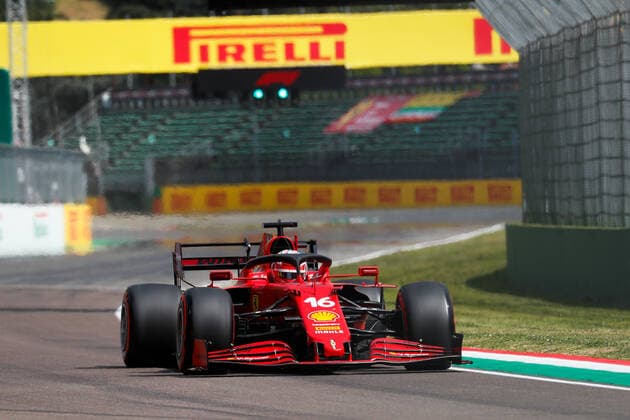16 Charles Leclerc MON, Scuderia Ferrari Mission Winnow , F1 Grand Prix of Emilia Romagna at Autodromo Enzo e Dino Ferrari on April 17, 2021 in Imola, Italy Photo by HOCH ZWEI Imola Italy