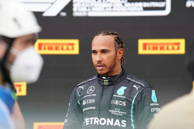 Formula 1 Pirelli Gran Premio Del Made In Italy E Dell emilia Romagna 2021 17 04 2021, Autodromo Enzo e Dino Ferrari, Imola, Formula 1 Pirelli Gran Premio Del Made In Italy E Dell emilia Romagna 2021 ,in the picture pole position for Lewis Hamilton GBR 44 , Mercedes AMG Petronas Formula One Team nordphotoxGmbHx xBratic nph00250