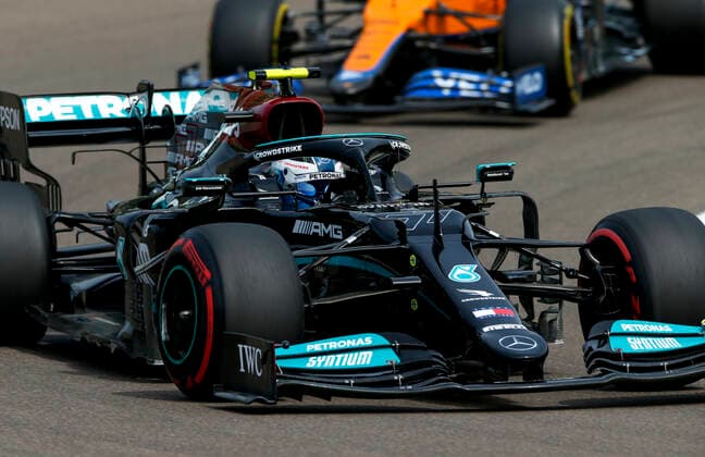 77 Valtteri Bottas FIN, Mercedes AMG Petronas F1 Team , F1 Grand Prix of Emilia Romagna at Autodromo Enzo e Dino Ferrari on April 17, 2021 in Imola, Italy Photo by HOCH ZWEI Imola Italy