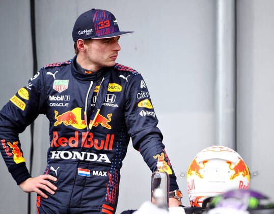 F1 Grand Prix of Emilia Romagna 33 Max Verstappen (NED, Red Bull Racing), F1 Grand Prix of Emilia Romagna at Autodromo Enzo e Dino Ferrari on April 17, 2021 in Imola, Italy. (Photo by Mark Thompson Getty Images FIA Pool via HOCH ZWEI) Imola Autodromo Enzo e Dino Ferrari Italy Poolfoto HOCH ZWEI Pool Getty Images ,EDITORIAL USE ONLY
