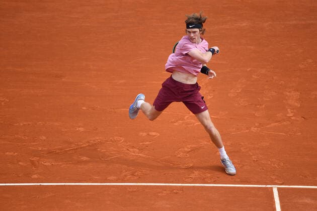 Andrey Rublev (Rus) TENNIS : Rolex Monte Carlo Masters - 17 04 2021 AntoineCouvercelle Panoramic 