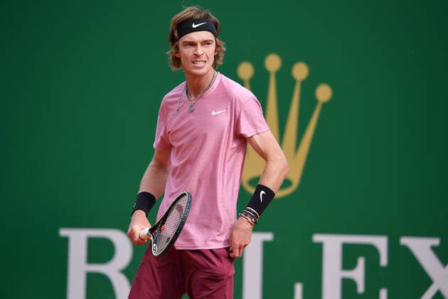 Andrey Rublev (Rus) TENNIS : Rolex Monte Carlo Masters - 17 04 2021 AntoineCouvercelle Panoramic 