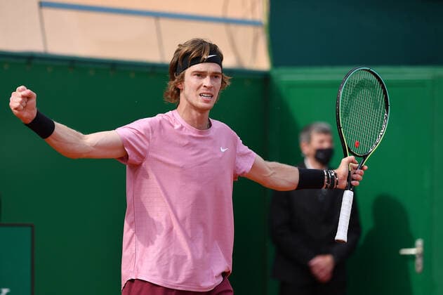 Andrey Rublev (Rus) TENNIS : Rolex Monte Carlo Masters - 17 04 2021 AntoineCouvercelle Panoramic 