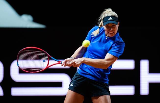 Tennis, WTA Tournament in Stuttgart, Angelique Kerber Training