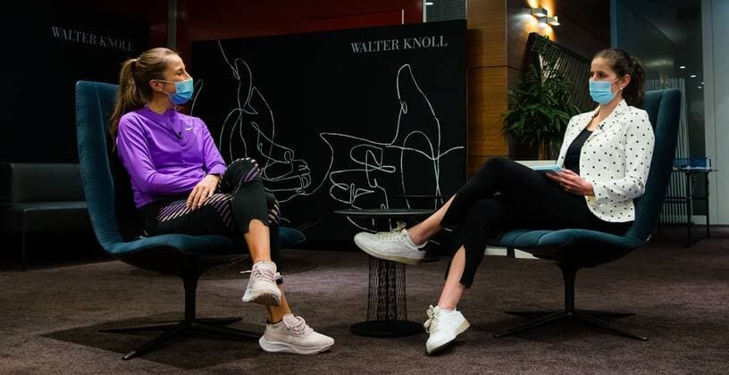 Mandatory Credit: Photo by Rob Prange Shutterstock (11862863ay) Belinda Bencic of Switzerland & Julia Goerges of Germany at the 2021 Porsche Tennis Grand Prix WTA, Tennis Damen 500 tournament 2021 Porsche Tennis Grand Prix Qualifications Day 1 - 17 Apr 2021 2021 Porsche Tennis Grand Prix Qualifications Day 1 - 17 Apr 2021  Copyright: xRobxPrange Shutterstockx 11862863ay