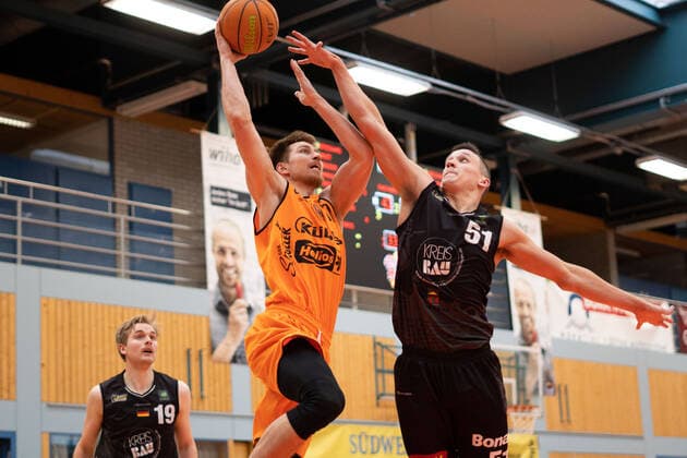 Rytis Pipiras Wiha Panthers Schwenningen 11 wiha Panthers Schwenningen vs VFL Kirchheim Knights, Basketball, BARMER 2 BASKETBALL BUNDESLIGA, Playoff Group 2, 1 Matchday, 2020 2021, 17 04 2021, wiha Panthers Schwenningen vs VFL Kirchheim Knights, Basketball, BARMER 2 BASKETBALL BUNDESLIGA, Playoff Group, 1 Matchday, 2020 2021, 17 04 2021, Villingen Schwenningen Copyright: xMiclasxHaasis Eibner-Pressefotox EP_mhs