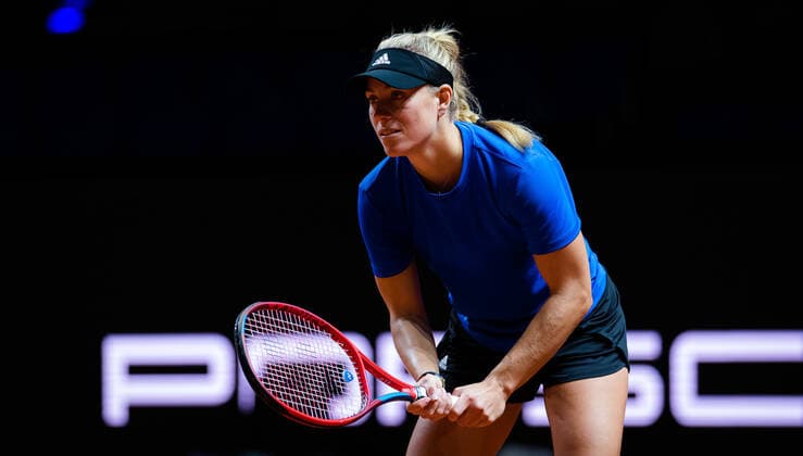 April 17, 2021, STUTTGART, GERMANY: Angelique Kerber of Germany during practice at the 2021 Porsche Tennis Grand Prix WTA, Tennis Damen 500 tournament STUTTGART GERMANY - ZUMAa181 20210417_zaa_a181_045 Copyright: xRobxPrangex