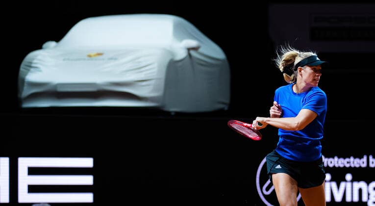 April 17, 2021, STUTTGART, GERMANY: Angelique Kerber of Germany during practice at the 2021 Porsche Tennis Grand Prix WTA, Tennis Damen 500 tournament STUTTGART GERMANY - ZUMAa181 20210417_zaa_a181_054 Copyright: xRobxPrangex