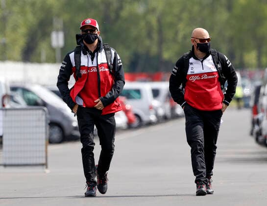 7 Kimi Raikkonen FIN, Alfa Romeo Racing ORLEN , F1 Grand Prix of Emilia Romagna at Autodromo Enzo e Dino Ferrari on April 18, 2021 in Imola, Italy Photo by HOCH ZWEI Imola Italy