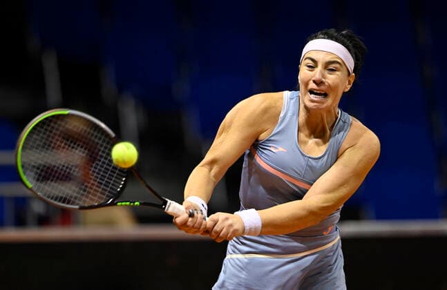 Ekaterine Gorgodze GEO Action Qualification Round 2 Tennis Women Porsche Cup Porsche Tennis Grand Prix GP Stuttgart 2021 Porsche Arena 18 04 2021 Porsche Tennis Grand Prix Stuttgart 2021