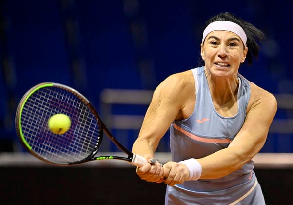Ekaterine Gorgodze GEO Action Qualification Round 2 Tennis Women Porsche Cup Porsche Tennis Grand Prix GP Stuttgart 2021 Porsche Arena 18 04 2021 Porsche Tennis Grand Prix Stuttgart 2021
