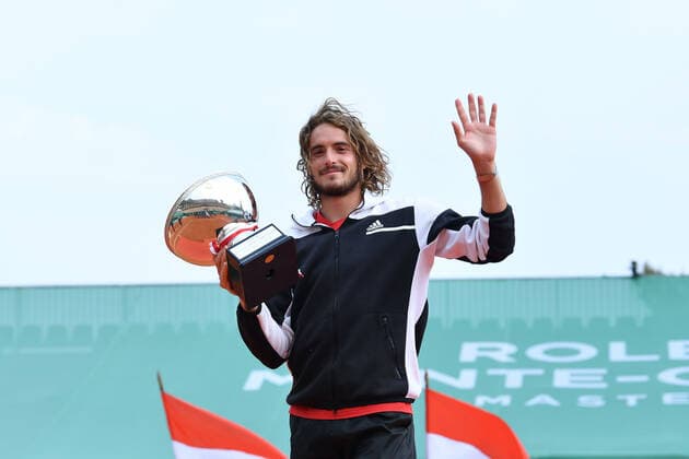 Stefanos Tsitsipas (Gre) defeated Andrey Rublev (Rus) in the Rolex Monte Carlo Masters final TENNIS : Rolex Monte Carlo Masters - 18 04 2021 AntoineCouvercelle Panoramic 