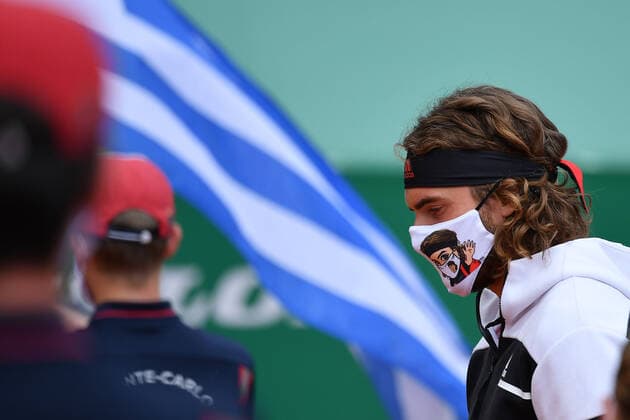 Stefanos Tsitsipas (Gre) defeated Andrey Rublev (Rus) in the Rolex Monte Carlo Masters final TENNIS : Rolex Monte Carlo Masters - 18 04 2021 AntoineCouvercelle Panoramic 